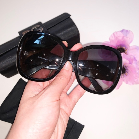 Dolce & Gabbana Oversized Black Sunglasses main image 7